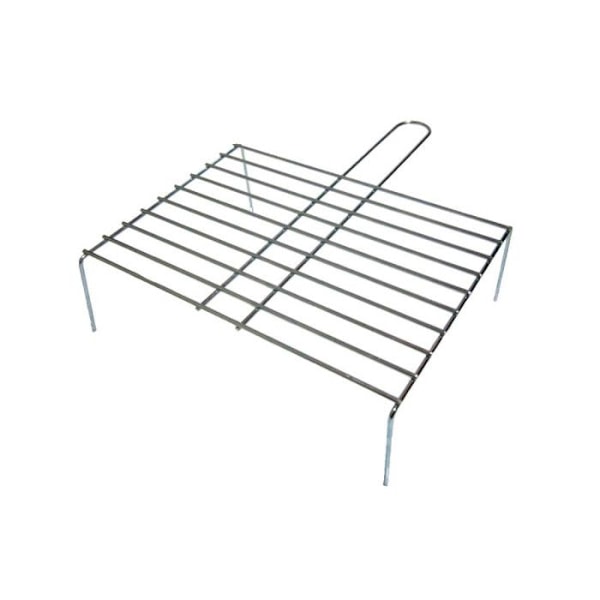 Grill med fødder til grill - Zink - 50x38 cm