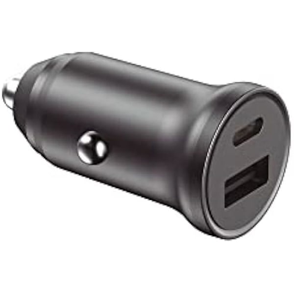 Biloplader - KONTAKT - Kontaktmodel - 20 W - Strømforsyning - Quick Charge 3.0 Sort