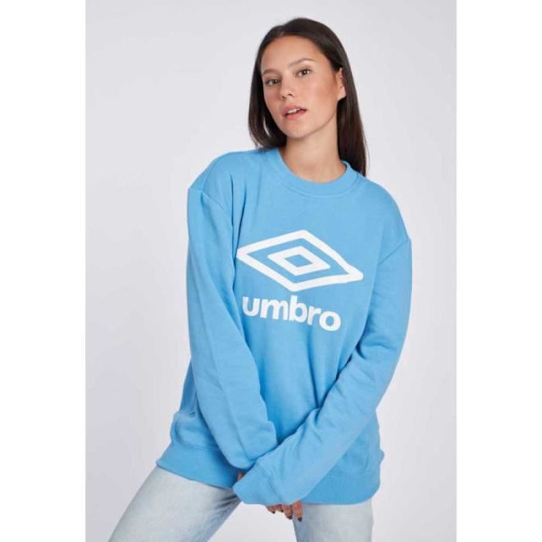 Kangaspaita - UMBRO - Fw Suuri Logo - Miehet - Pitkät hihat - Sininen perintö arv blå S