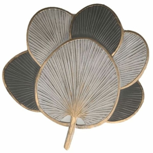 Vægsdekor DKD Home Decor vit/grå/guld