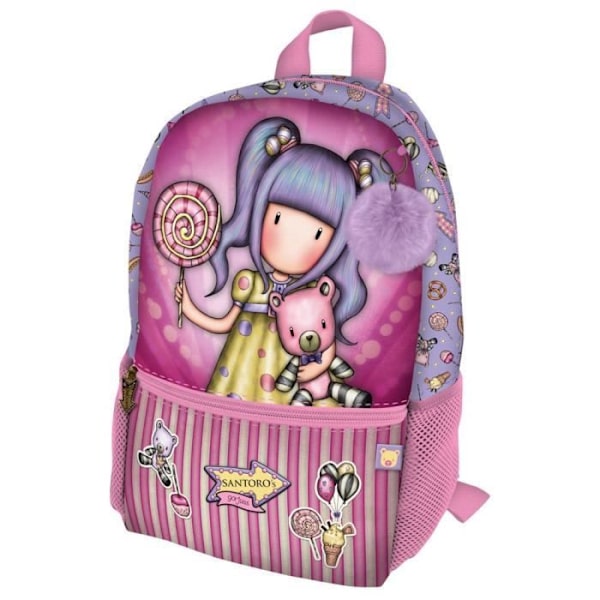 Reppu - SANTORO - Gorjuss Huvipuisto - Violet - 26x34x11,4 cm - Lapsille Yhdistetty Lila