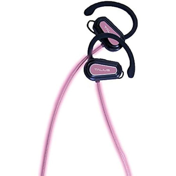 Bluetooth Sports Headset - TALIUS - EA-1004BT - Pink LED-belysning - CSR 4.0-forbindelse - Håndfri rosa