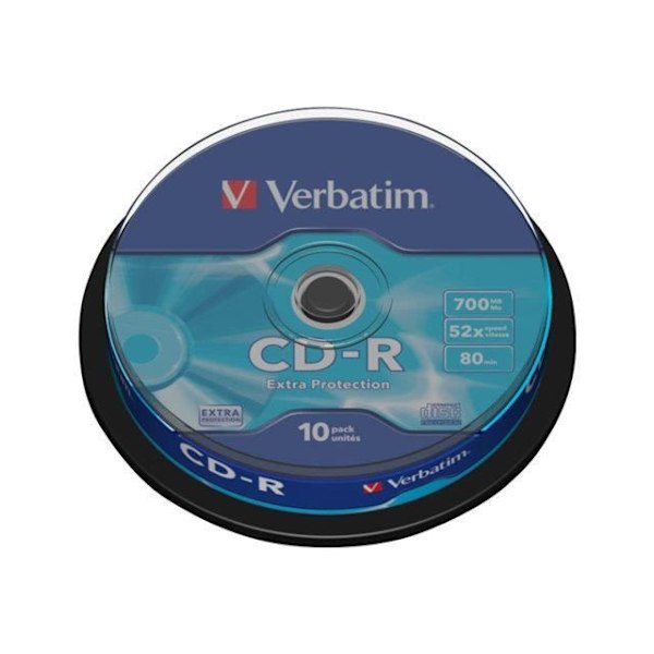 Tyhjä CD Verbatim CD-R 80 min x 10