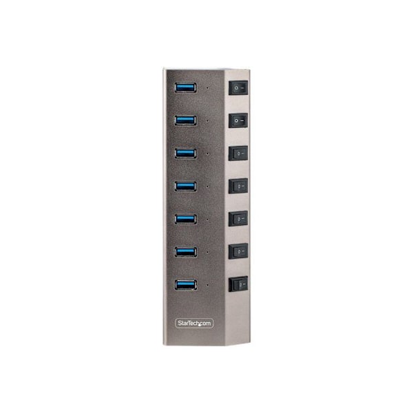 USB-hubi - Startech - 5G7AIBS-USB-HUB-EU - 7 porttia - USB 3.2 Gen 1 - Liitä ja käytä