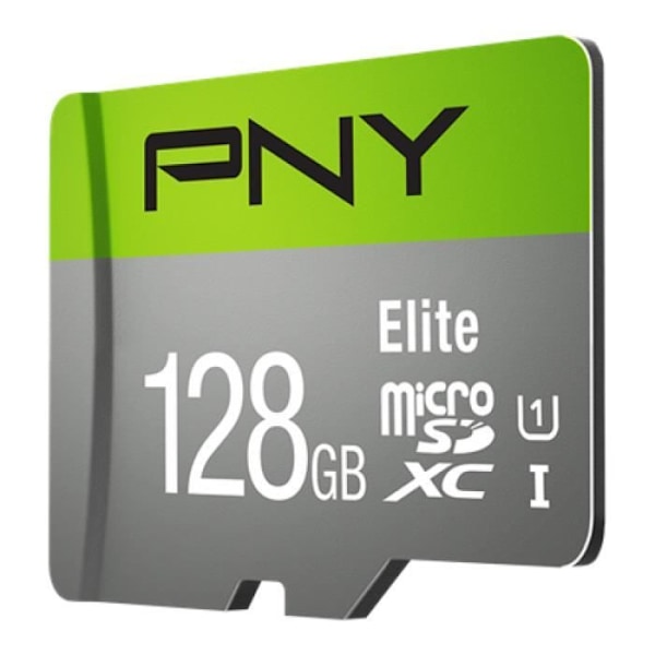 PNY Elite microSDXC -kortti – 128 Gt – Class 10/UHS-I (U1)