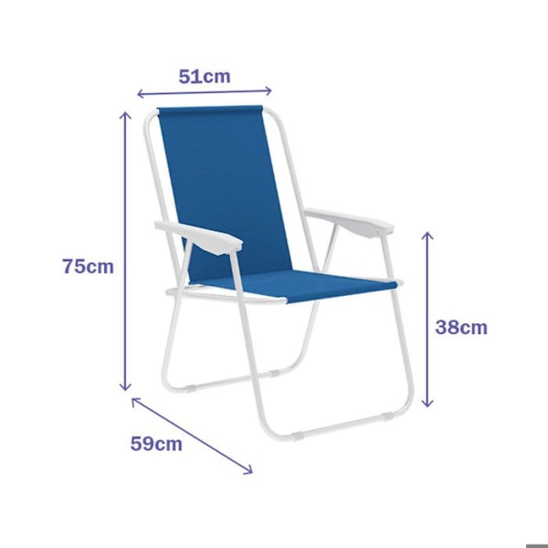 Sammenklappelig strandstol - Marbueno