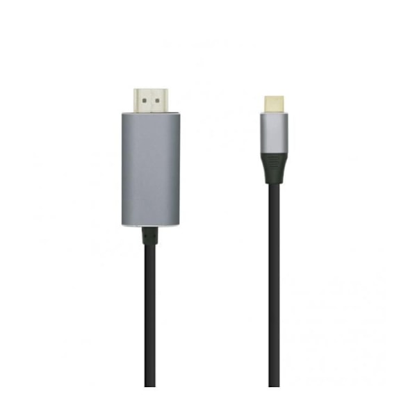 AISENS USB-C/MA HDMI/M 4K60HZ KONVERTERKABEL 0,8M SORT
