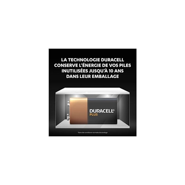 Duracell-akut Duracell Plus -alkaliparisto, 9V 6LR61