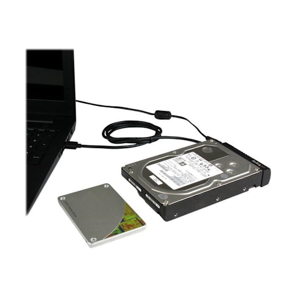 USB 3.1 (10 Gb/s) adapter för 2,5" och 3,5" SATA III 6 Gb/s hårddiskar / SSD:er - STARTECH Svart