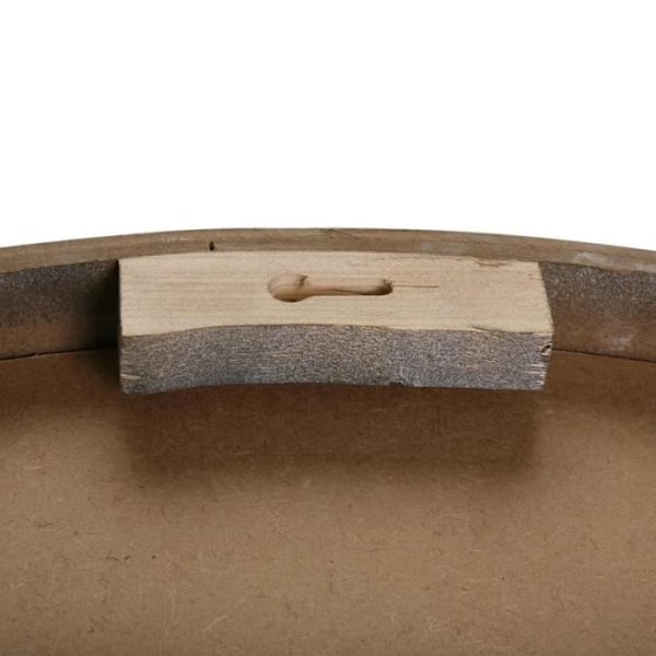 Seinäkello - Versa - Vintage - 76,5 x 6,5 x 76,5 cm - Puu - Harmaa Grå, Brun, Åldrad antracit