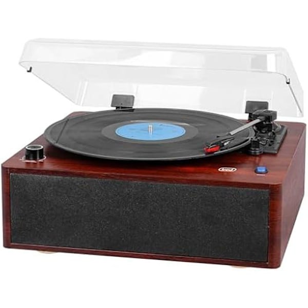 Kääntölevysoitin - TREVI - TT 1030 BT - Elegantti puu - Langaton audio-input/output - 33/45/78 kierrosta trä