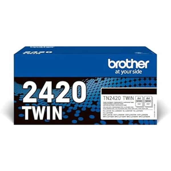 Toner - Brother - HLL2310D 2350DW 2370DN 2375DW MFCL2710DW 2730DW 2750DW - Svart - Paket om 2