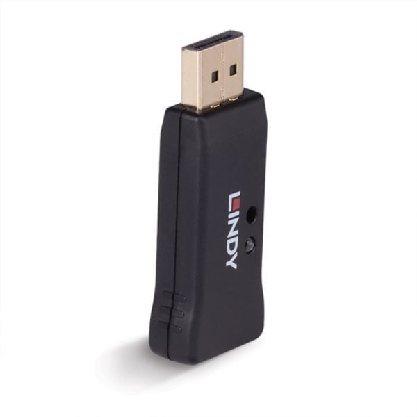 Emulator EDID DisplayPort 1.4 - LINDY - Sort - DisplayPort Connector - EDID Simulation - Stabil forbindelse Sort
