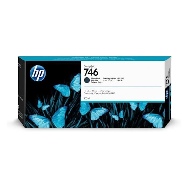 HP 746 mustesuihkukasetti - mattamusta