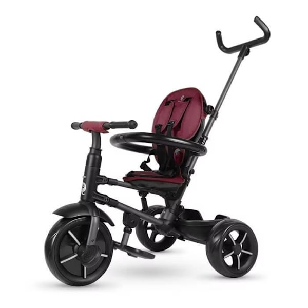 Rito Star Purple Skalbar trehjuling - för baby - hopfällbar - bekväm sits - kudde och justerbart ryggstöd Svart