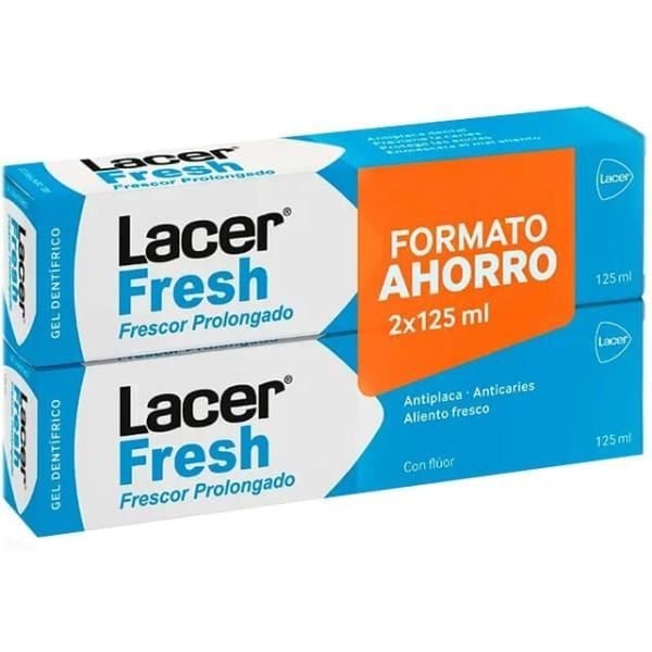 Hammastahna - Lacer - Fresh Gel - 2 kpl pakkaus - Unisex