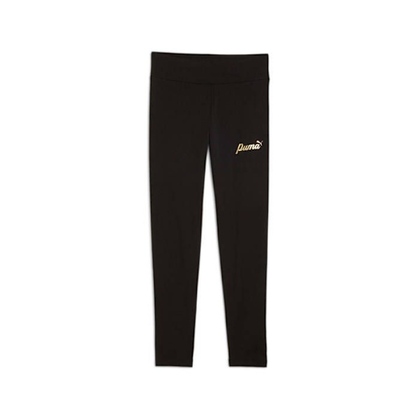 Leggings - Puma - Ess+ Script Metallic - Mukautuva - Tyylikäs - Vyötärönauha elastinen svart 16 år gammal