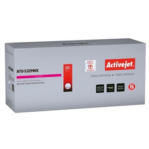 Activejet ATO-532MNX Kompatibel Tonerpatron Magenta 1 stk.