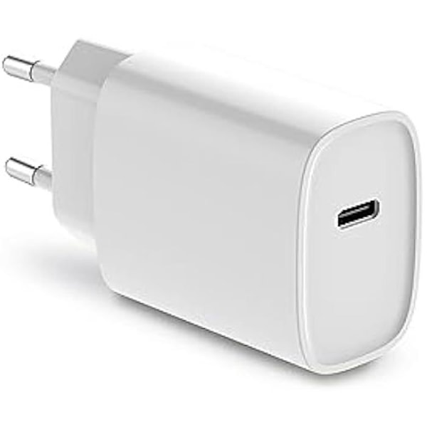 Laddare - KSIX SMART YOUR TECH - Röd Ksix - 25 W - USB-C - Snabbladdning Vit