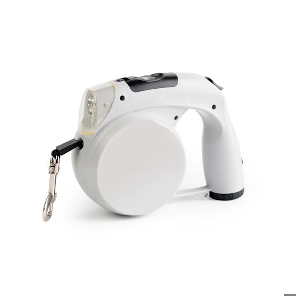 Retractable hundeleash - InnovaGoods - Leashic - 6-i-1 - LED-lys - Praktiske rum mörkgrå