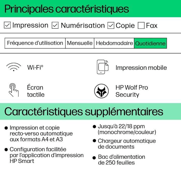 HP OfficeJet Pro 9720e A3 duplex allt-i-ett-skrivare, 3 månaders Instant Ink ingår med HP+