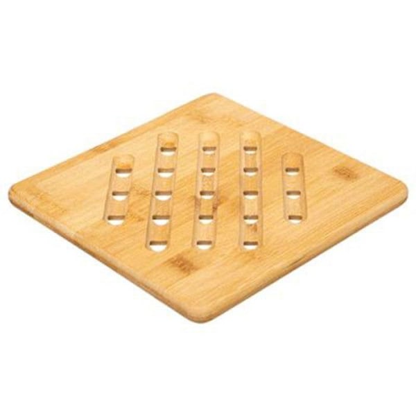 Firkantet bordskåner "Bambus" 20 cm Natur Beige