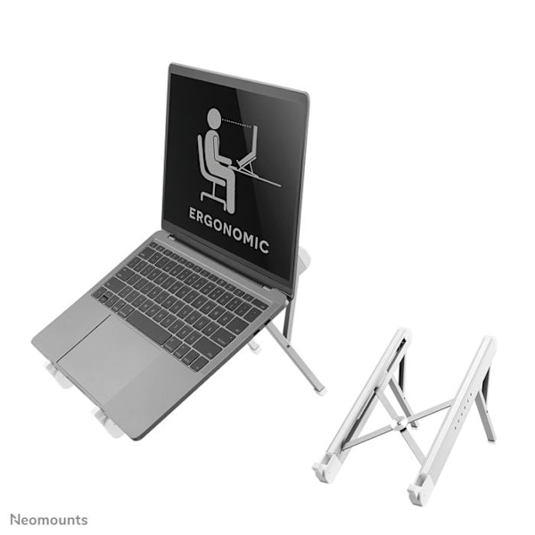 NewStar Folding Laptop Stand 11"-17" Silver