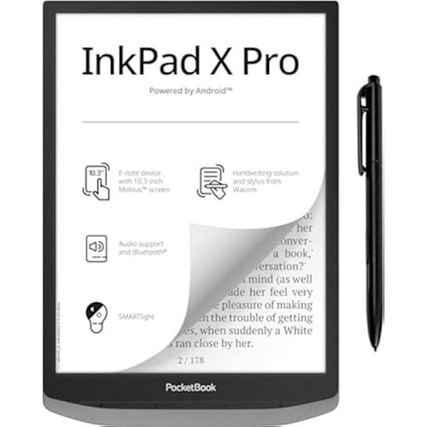 PocketBookin e-kirjanlukija 'InkPad Harmaa