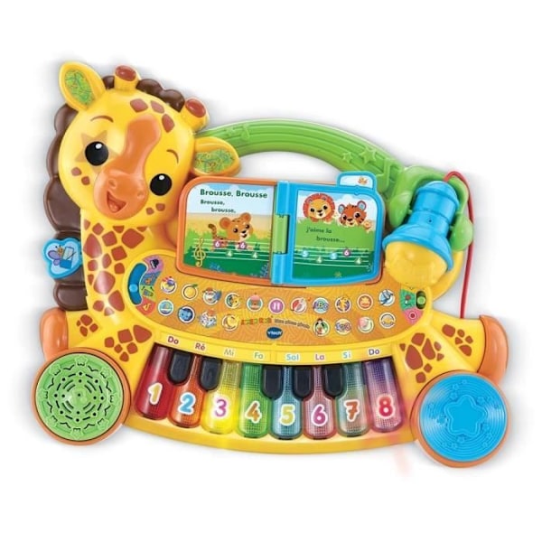 VTECH JUNGLE ROCK - MY GIRAFFE PIANO Flerfärgad