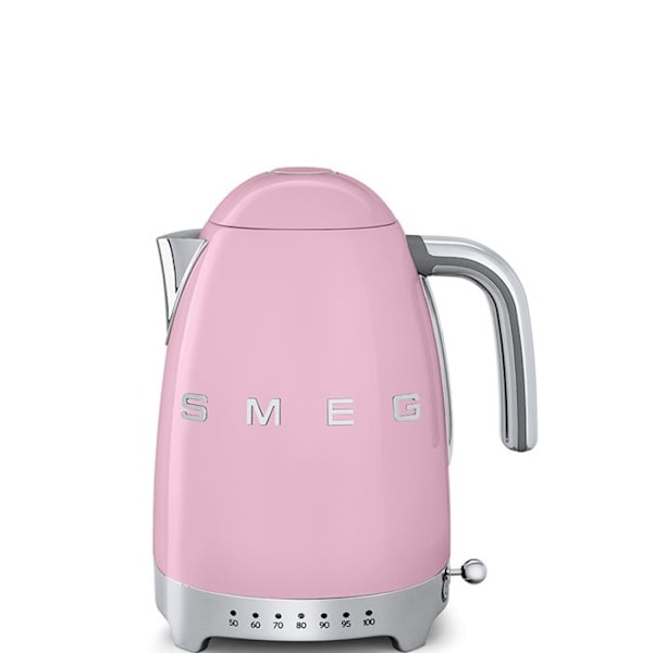 Smeg langaton vedenkeitin 1.7l 2400w vaaleanpunainen - klf04pkeu