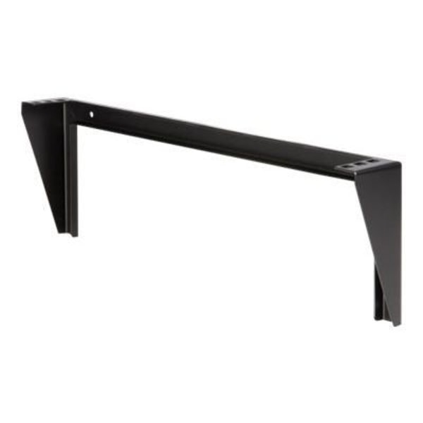 STARTECH.COM Stålvægbeslag til 1U rackmontering - 48 cm - Monteringsbeslag - Vægmonteres - Sort - 1U - 19"
