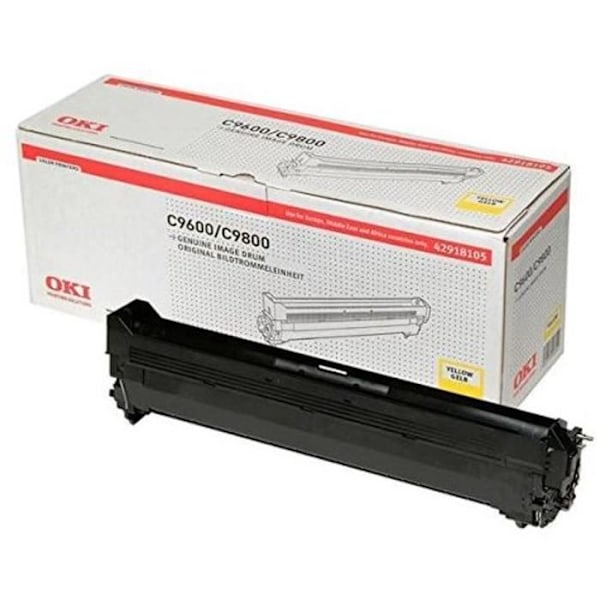 OKI-rumpusarja 42918105 - Yhteensopiva C9600/C9650/C9800/C9850 - Keltainen - Vakiokapasiteetti 30 000 sivua
