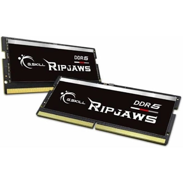 G.Skill RipJaws Series SO-DIMM 32 GB (2 x 16 GB) DDR5 5600 MHz CL40 - Dual Channel Kit med 2 SO-DIMM RAM-moduler PC5-44800 - F5-560
