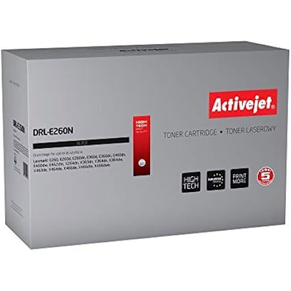 Tulostimen rumpu - ACTIVEJET - DRL-E260N - Yhteensopiva - 1 kpl - Musta