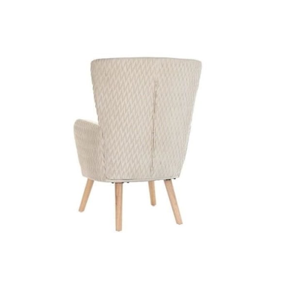 Thyann Istuin Luonnonvaalean Beige Puu Polyesteri (67 x 70 x 95 cm)