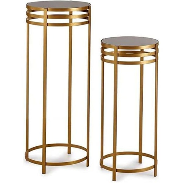 Presentdekor Set med 2 bord, metall, 42,5 x 105 cm