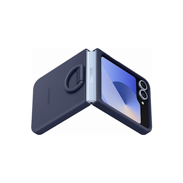 Coque - Samsung - Galaxy Z Flip 6 - Silikon - Mörkblå - Optimal skydd Nattblått
