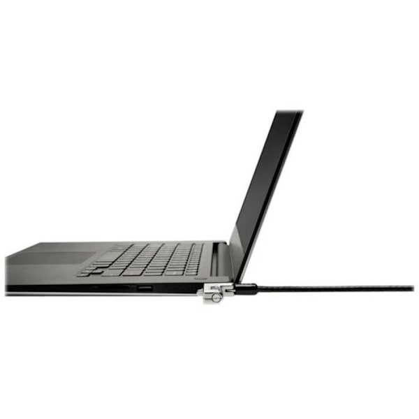 Antivolt til bærbar computer - KENSINGTON - Slim Combination - Sort - Nøglefri sikkerhed - Ultrafint kabel
