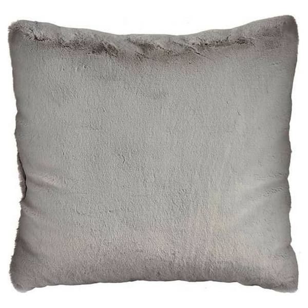 Pude - Grå - Syntetisk læder - 60 x 18 x 60 cm - Chic Elegance Grå