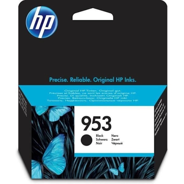 HP 953 original sort blækpatron (L0S58AE) til HP OfficeJet Pro 8710/8715/8720