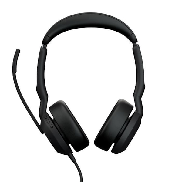 Hovedtelefoner - Jabra - Evolve2 50 - Kablet - USB Type-C - Aktiv støjreduktion Svart