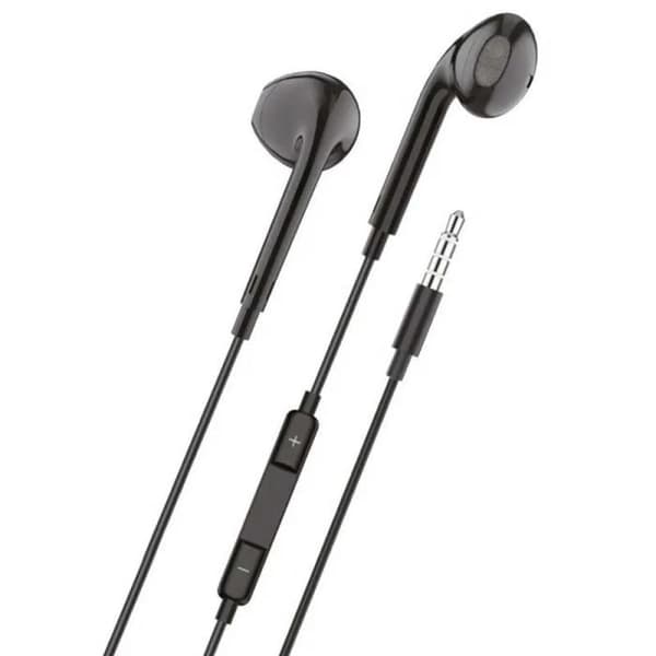 Nappikuulokkeet - TechOneTech - EarTECH - Integroitu Mikrofon - Langallinen - Musta Svart