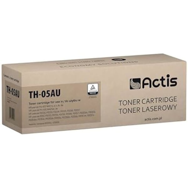 Toner - ACTIS - TH-05AU - Sort - Høj kvalitet - Fremragende pris/ytelse forhold