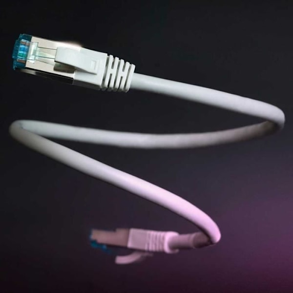 NANOCABLE 10.20.1703 3m Cat.7 600Mhz LSZH SFTP PIMF Ethernet-kabel RJ45 LAN Local Area Network för PC Laptop PS4 PS5