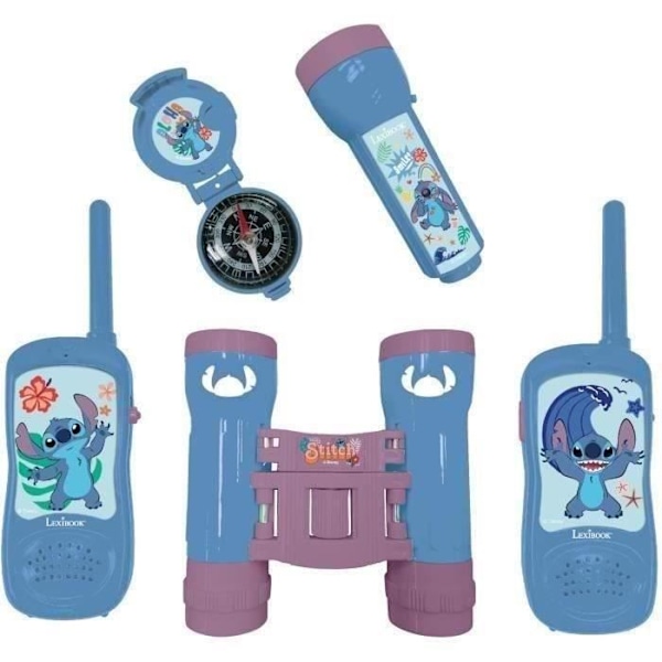 Eventyrkit med walkie-talkies Stitch Blå, lila