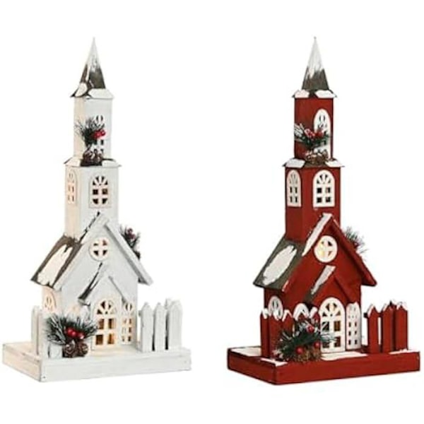 Festdekoration - HOME ESPRIT - Jul - Flerfarvet - 18 x 27 x 56 cm - 2 enheder mångfärgad