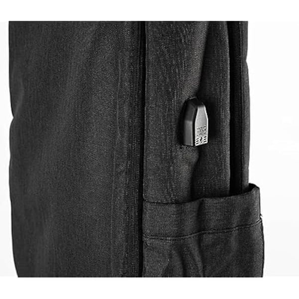 Rygsæk - NILOX - Nxurbanpn - Justerbar - Unisex - Sort Svart