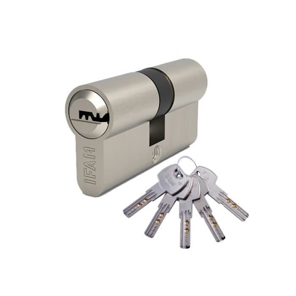 Startcylinder - GENERISK - Str3040 Nikkel - Europæisk - 6 ben - 30 mm