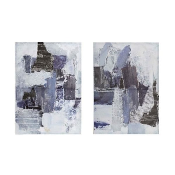 DKD Heminredning abstrakt ram (50 x 2,5 x 70 cm) (2 enheter) - 8424002015893