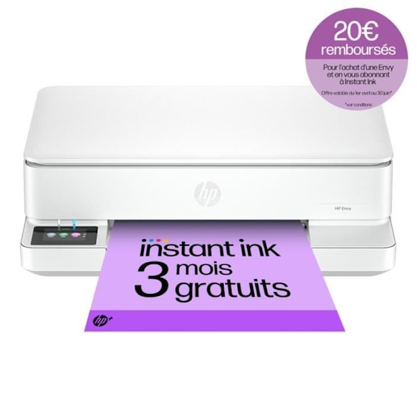 HP Envy 6110e -värimustesuihkutulostin - kopioskannaus - HP+:n mukana toimitettu 3 kuukauden instant-muste